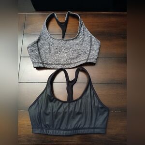 ExpCore Performance Grey and Black Sports Bra Bundle (2)